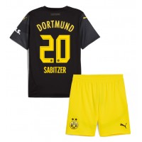 Maglie da calcio Borussia Dortmund Marcel Sabitzer #20 Seconda Maglia Bambino 2024-25 Manica Corta (+ Pantaloni corti)